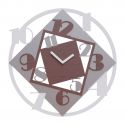 Wall Clock Demetra de Callea Design wengé oak