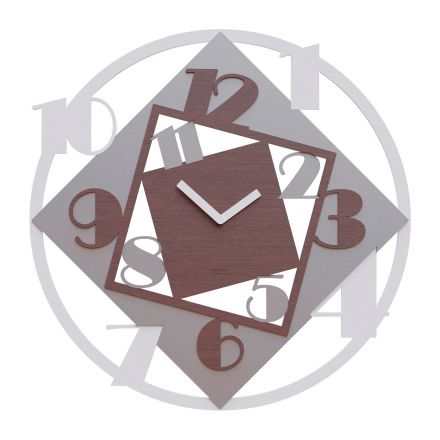 Wall Clock Demetra de Callea Design wengé oak