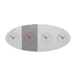 Time Zone Clock Sydney de Callea Design white