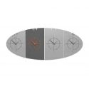 Time Zone Clock Sydney de Callea Design aluminium