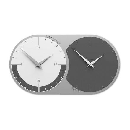 World Clock 2 de Callea Design quartz grey