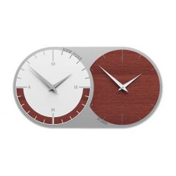 World Clock 2 de Callea Design wengé oak