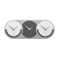 World Clock 3 de Callea Design quartz grey