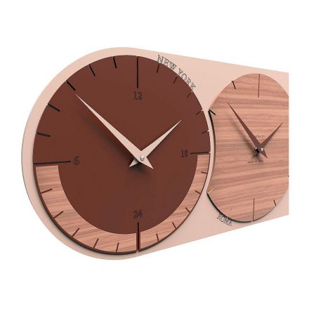 World Clock 3 de Callea Design black walnut