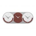 World Clock 3 de Callea Design wengé oak