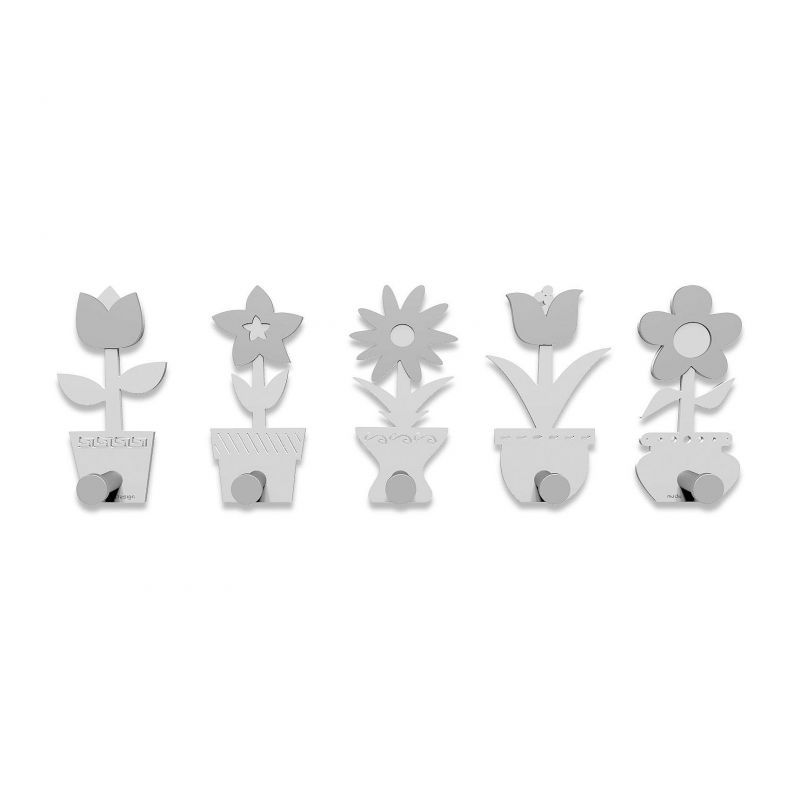 Coat Rack Little Flowers de Callea Design white