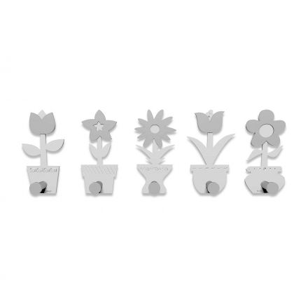 Coat Rack Little Flowers de Callea Design white