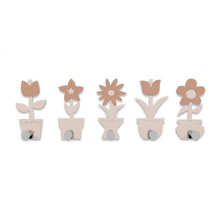 Coat Rack Little Flowers de Callea Design flax