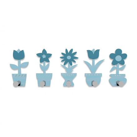 Coat Rack Little Flowers de Callea Design powder blue