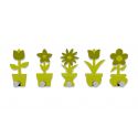 Coat Rack Little Flowers de Callea Design cedar green