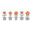 Coat Rack Little Flowers de Callea Design orange