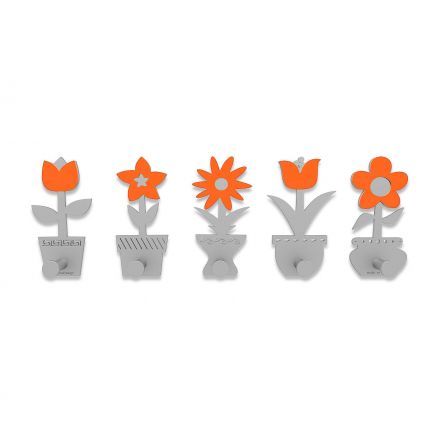 Coat Rack Little Flowers de Callea Design orange