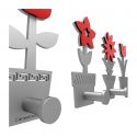 Coat Rack Little Flowers de Callea Design ruby