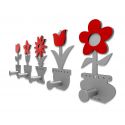 Coat Rack Little Flowers de Callea Design ruby