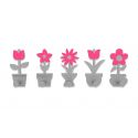 Coat Rack Little Flowers de Callea Design fuchsia