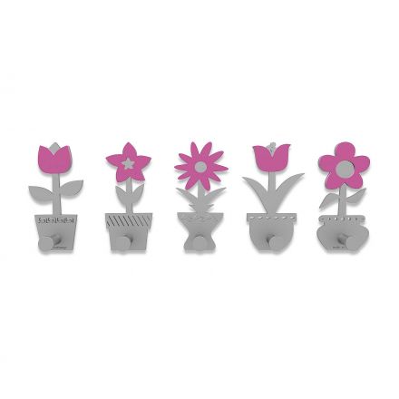 Coat Rack Little Flowers de Callea Design purple