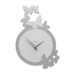 Dancing Butterflies Clock de Callea Design white