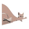 Keyholder Cat de Callea Design dove grey