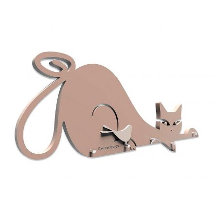 Keyholder Cat de Callea Design dove grey