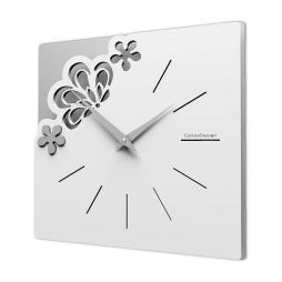 Wall Clock Little Merletto de Callea Design white
