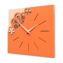 Wall Clock Little Merletto de Callea Design terracotta