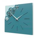 Wall Clock Little Merletto de Callea Design mid blue