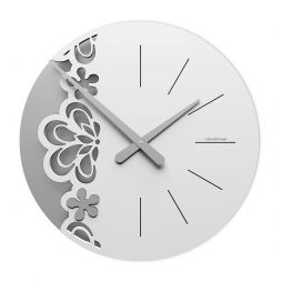 Wall Clock Big Merletto de Callea Design white