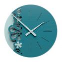 Wall Clock Big Merletto de Callea Design mid blue