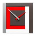 Clock40 Stripes de Callea Design ruby