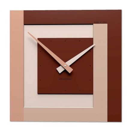 Clock40 Stripes de Callea Design chocolate