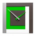 Clock40 Stripes de Callea Design apple green