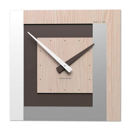 Clock40 Stripes de Callea Design breeze oak