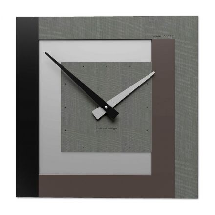 Clock40 Stripes de Callea Design gray burl