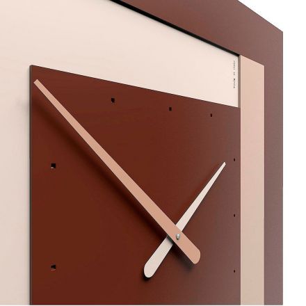 Clock63 Stripes de Callea Design chocolate