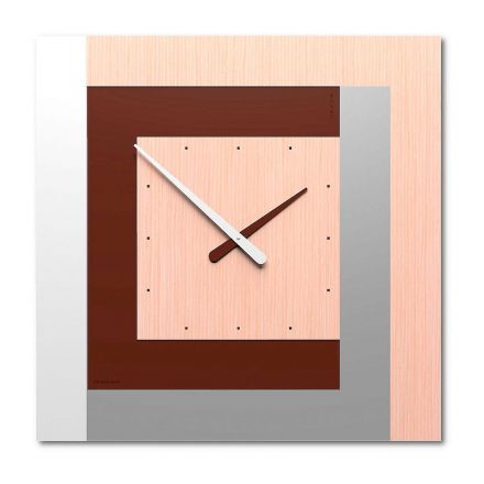 Clock63 Stripes de Callea Design pickled oak