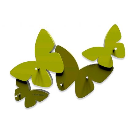 Keyholder Butterfly de Callea Design olive green