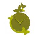 The Flight Of Butterflies Clock de Callea Design olive green