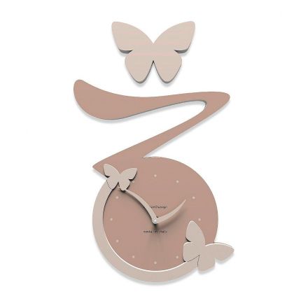 Butterfly Clock de Callea Design dove grey