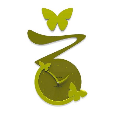 Butterfly Clock de Callea Design olive green