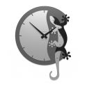 Wall Clock Climbing Gecko de Callea Design black