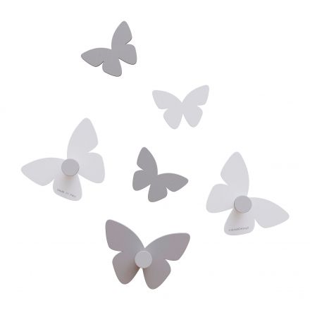 Coat Hooks Millions Of Butterflies de Callea Design white