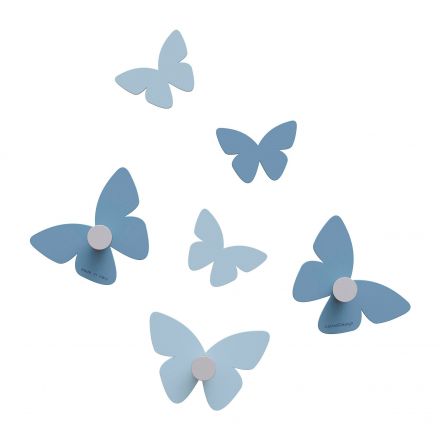 Coat Hooks Millions Of Butterflies de Callea Design mid blue