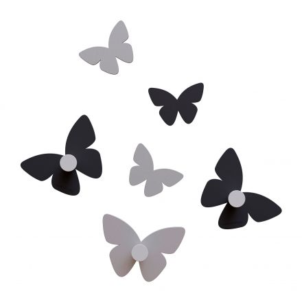 Coat Hooks Millions Of Butterflies de Callea Design black