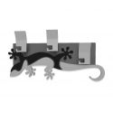 Coat Rack Gecko de Callea Design black