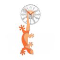 Wall Clock Hanging Gecko de Callea Design light peach