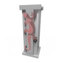 Umbrella Holder Gecko de Callea Design antique pink