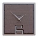 Wall Clock Breath de Callea Design gray burl