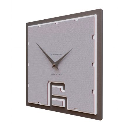 Wall Clock Breath de Callea Design pinstripe