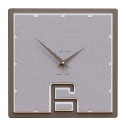 Wall Clock Breath de Callea Design pinstripe