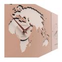 Time Zone Clock Cosmo de Callea Design caffelatte